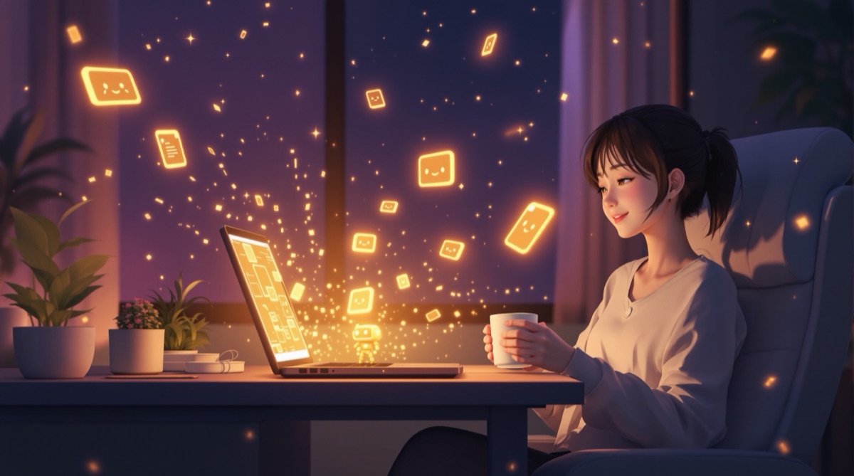 AIエージェントが自動で応募している様子