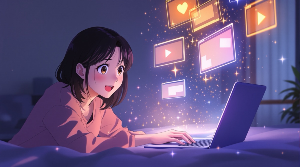 エージェントAIから生まれる制作物にワクワクする様子